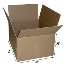8  X 7 1/2 X 3 1/2,  Corrugated Box, 1 Day Availability