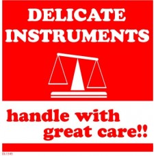 Delicate Instrument Handle With Great Care 4 X 4(C)